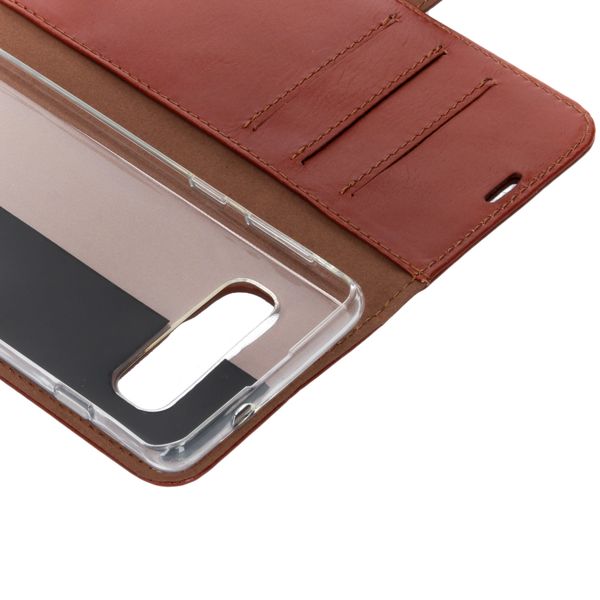 Valenta Klapphülle Classic Luxe Hellbraun für das Samsung Galaxy S10