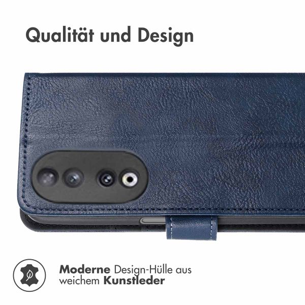 imoshion Luxuriöse Klapphülle für das Honor 90 - Dunkelblau