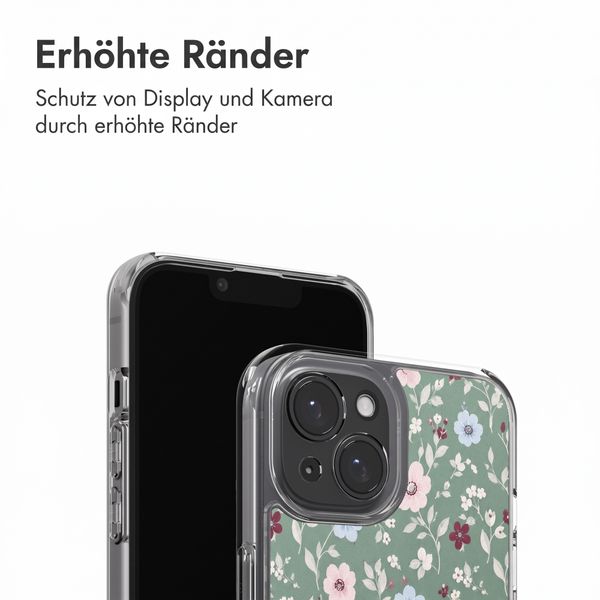 imoshion Design Hülle Apple iPhone 15 - Flower Fields