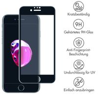 Accezz Full Cover Screen Protector aus gehärtetem Glas Apple iPhone SE (2022 / 2020) / 8 / 7 / 6(s)