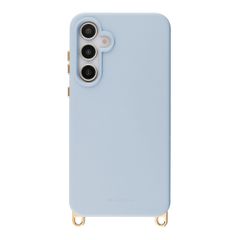 Selencia Rivièra Backcover mit MagSafe mit abnehmbaren Haken Samsung Galaxy S25 / S24 - Powder Blue