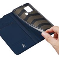 Dux Ducis Slim TPU Klapphülle Dunkelblau für das Samsung Galaxy A21s