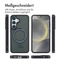 Accezz Ring Stand Backcover mit MagSafe Samsung Galaxy S25 - Schwarz