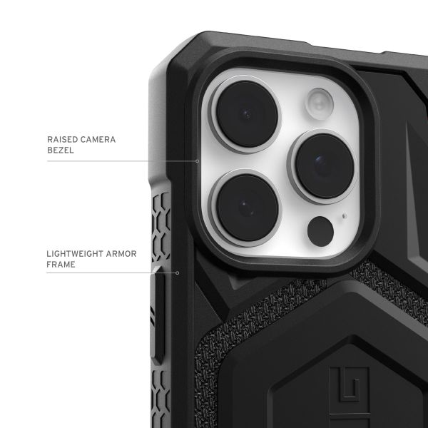 UAG Monarch Backcover für das iPhone 16 Pro Max - Kevlar Black