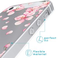 imoshion Design Hülle iPhone 5 / 5s / SE - Blume - Rosa