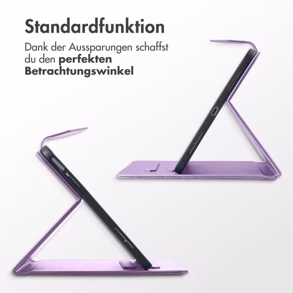 imoshion Mandala Klapphülle Apple iPad 9 (2021) 10.2 Zoll / iPad 8 (2020) 10.2 Zoll / iPad 7 (2019) 10.2 Zoll - Lila / Lilac