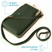 imoshion Vegane Leder-Handytasche Crossbody - Grün