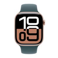 Apple Silikon Solo Loop für  Apple Watch Series 1 - 11 / SE / Ultra (44/45/46/49 mm) - Größe 8 - Lake Green
