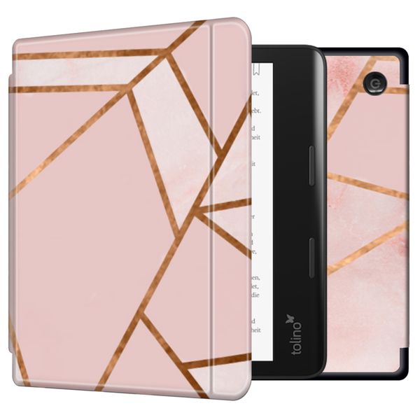 imoshion Design Slim Hard Sleepcover mit Stand für das Kobo Sage / Tolino Epos 3 - Pink Graphic