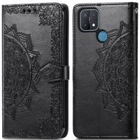 imoshion Mandala Klapphülle Oppo A15 - Schwarz