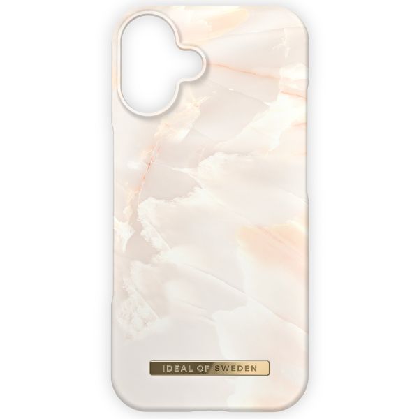 iDeal of Sweden Fashion Back Cover für das iPhone 16 Plus - Rose Pearl Marble