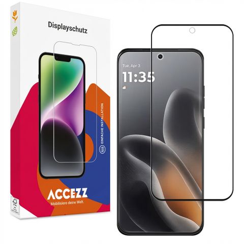 Accezz Full Cover Screen Protector aus gehärtetem Glas Motorola Edge 70 Fusion