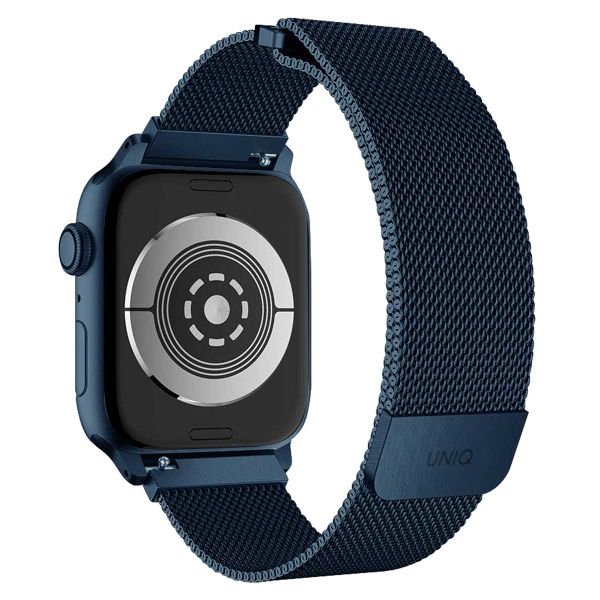 Uniq Dante Mesh-Stahlarmband für die Apple Watch Series 1 bis 9 / SE (38/40/41 mm) | Series 10 (42 mm) - Kobaltblau