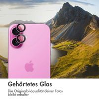 imoshion 2er-Pack Objektivschutz für Kamera für das Apple iPhone 16 / 16 Plus - Rosa