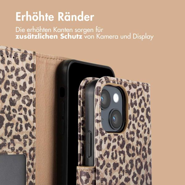 imoshion Design Klapphülle iPhone 14 - Leopard Mood