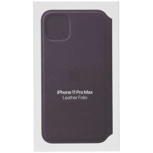 Apple Leather Folio Klapphülle Violett für das Apple iPhone 11 Pro Max