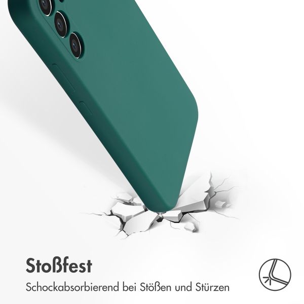 Accezz Liquid Silikoncase für das Samsung Galaxy A54 (5G) - Forest Green