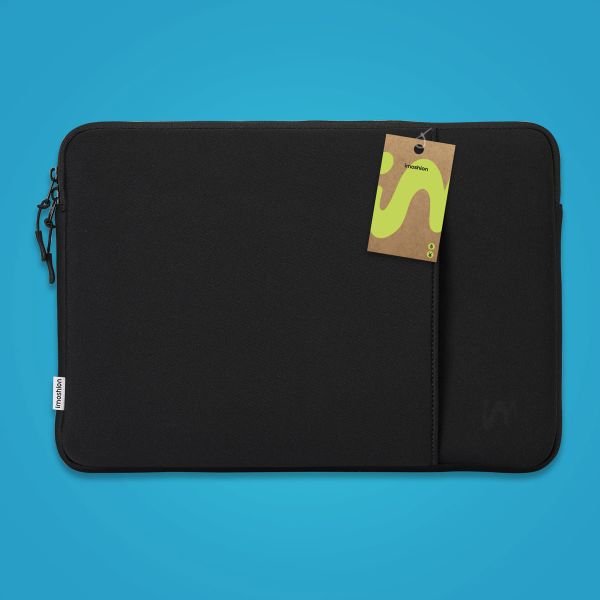 imoshion Laptop Hülle 15-16 Zoll - Laptop Sleeve mit Fach - Black