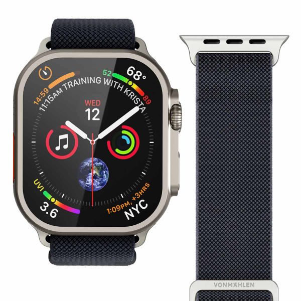 Vonmählen Classic Nylon Loop Armband für deine Apple Watch | 38/40/41/42 mm - Navy