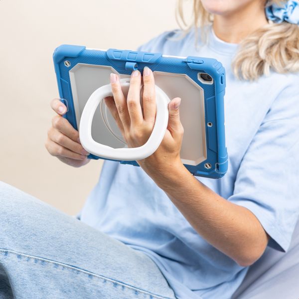 imoshion Rugged Kindersicher Schutzhülle Apple iPad 9 (2021) 10.2 Zoll / iPad 8 (2020) 10.2 Zoll / iPad 7 (2019) 10.2 Zoll - Blau