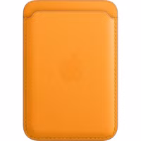 Apple Leather Wallet MagSafe (Apple Wallet 1st generation) - California Poppy