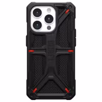 UAG Monarch Backcover für das Apple iPhone 15 Pro - Kevlar Black