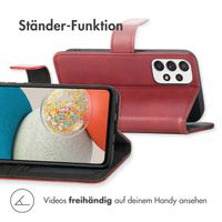 imoshion Luxuriöse Klapphülle Samsung Galaxy A53 - Rot