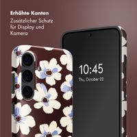 Selencia Vivid Back Cover Samsung Galaxy S24 - Choco Flower Pop