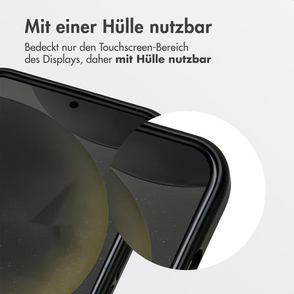Accezz Sichtschutz-Schutzglas mit Applikator Samsung Galaxy S24 / S25