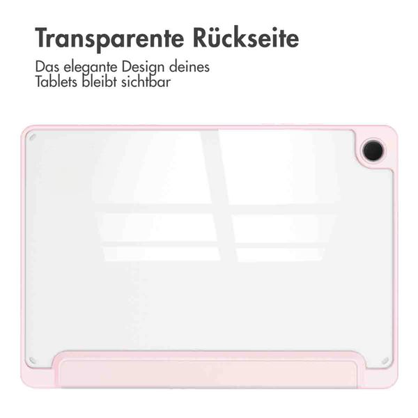 imoshion Trifold Hardcase Klapphülle Samsung Galaxy Tab A9 Plus - Rosa