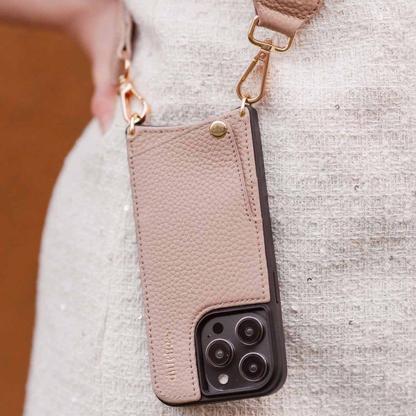 Dutchies Back Cover mit Kartenfach Apple iPhone 16 Pro - Beige