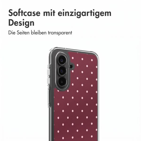 imoshion Design Hülle Samsung Galaxy A18 (4G) / A17 (4G/5G) - Polka Dot Bordeaux