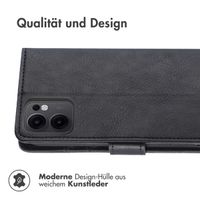 imoshion Luxuriöse Klapphülle Oppo Reno 13 F (5G) - Schwarz