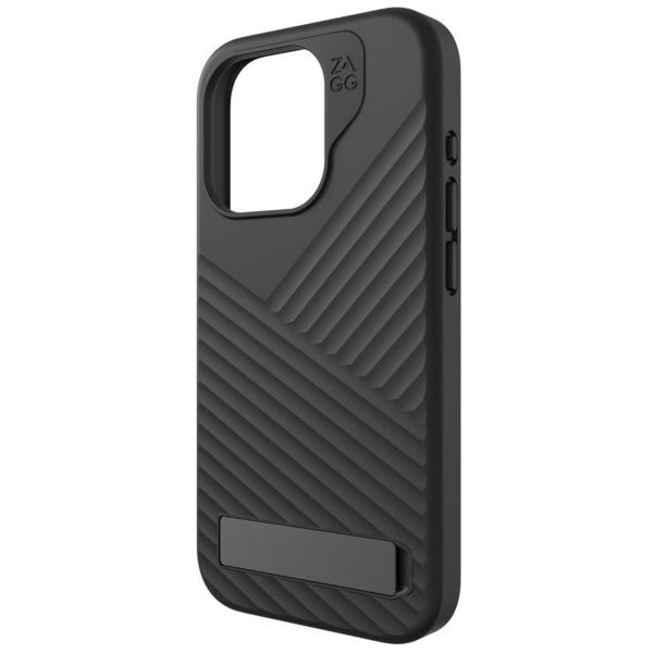 ZAGG Denali Snap KickStand Case mit MagSafe für das iPhone 15 Pro - Schwarz