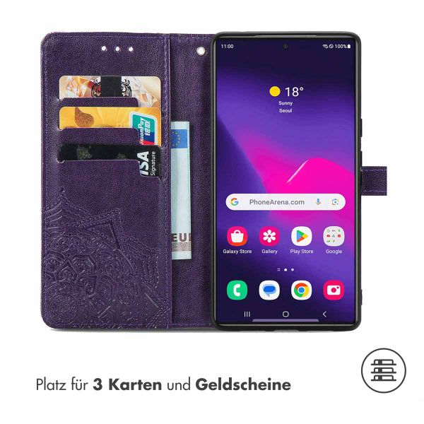 imoshion Mandala Klapphülle für das Samsung Galaxy S25 Ultra - Violett