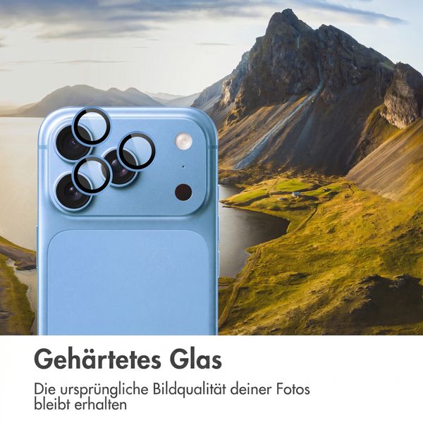 imoshion 2er-Pack Kameralinsenschutz für das Apple iPhone 18 Pro / 18 Pro Max - Light Blue