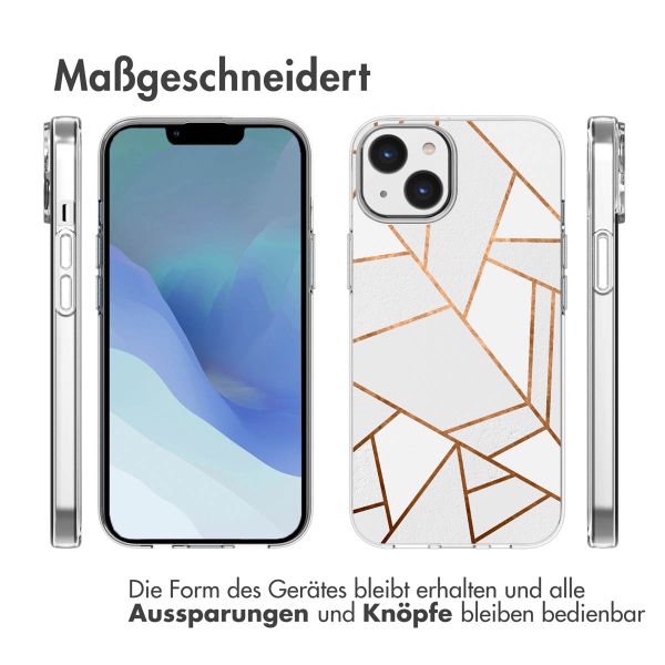 imoshion Design Hülle für das iPhone 14 - White Graphic