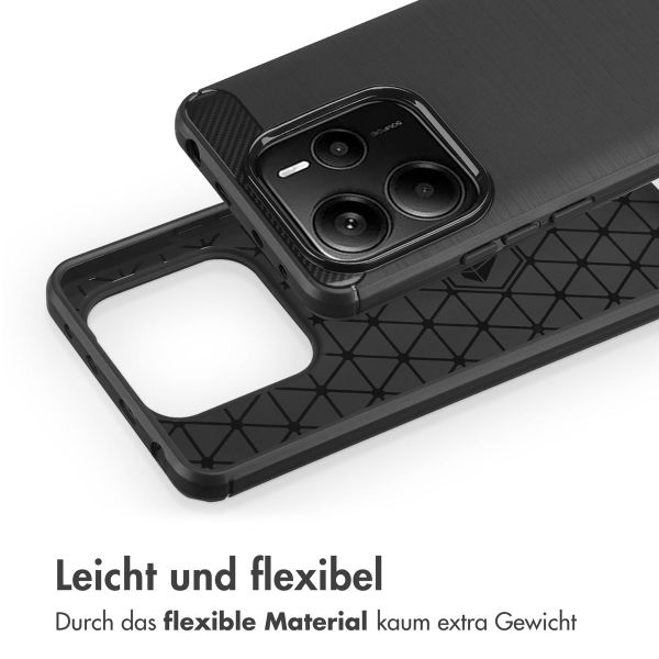 imoshion Brushed Back Cover Xiaomi Redmi Note 14 (5G) - Schwarz