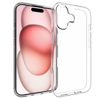 Accezz Clear TPU Backcover Apple iPhone 17 - Transparent