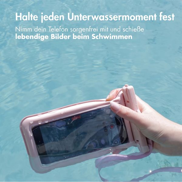 imoshion Floating Waterproof Pouch - Universelle wasserdichte Handyhülle - Rosa