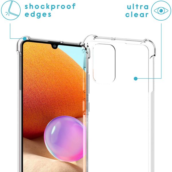 imoshion Backcover mit Band für das Samsung Galaxy A32 (4G) - Schwarz / Gold
