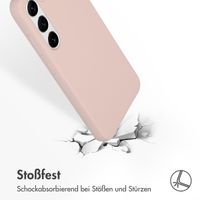 Accezz Liquid Silikoncase für das Samsung Galaxy S23 - Rosa