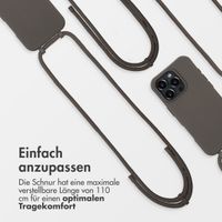 imoshion Color Backcover mit abtrennbarem Band MagSafe für das iPhone 16 Pro Max - Black Coffee