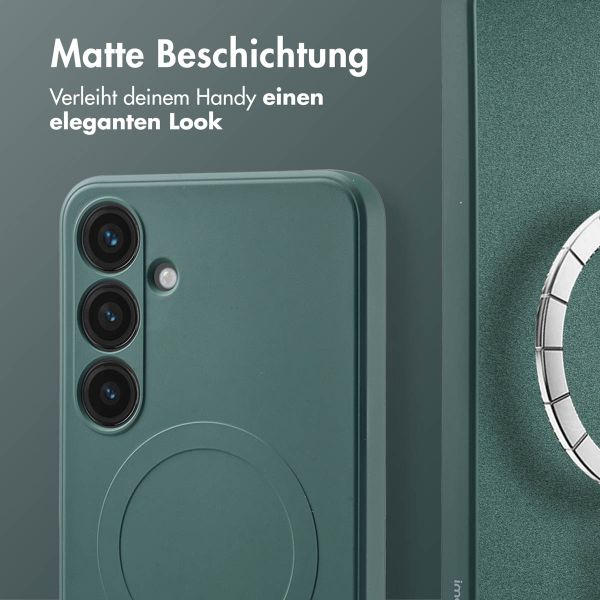 imoshion Color Back Cover mit MagSafe Samsung Galaxy S24 Plus - Dunkelgrün