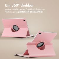 imoshion 360° drehbare Klapphülle für das Samsung Galaxy Tab A9 Plus - Rosa