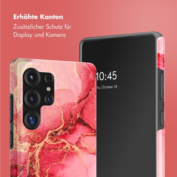 Selencia Vivid Back Cover Samsung Galaxy S25 Ultra - Rosy Marble