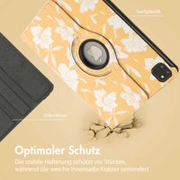 imoshion 360° drehbare Design Klapphülle Apple iPad Pro 11 (2024) M4 - Yellow Flowers