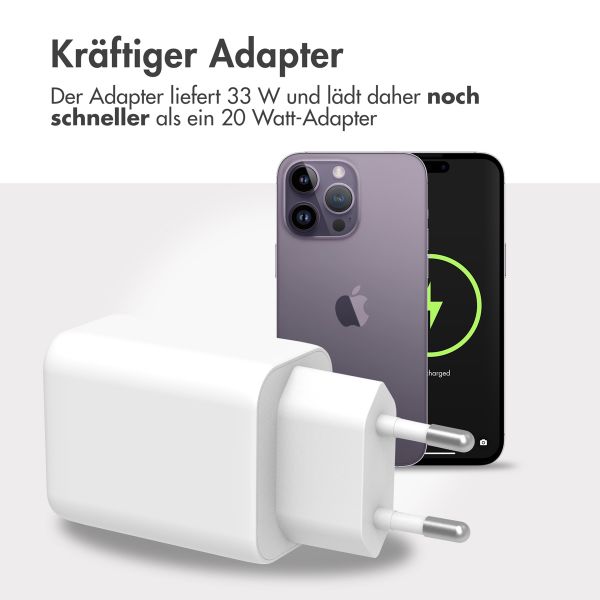 Accezz Power Plus Wall Charger - 33W - Weiß