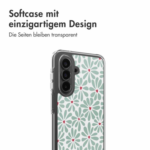 imoshion Design Hülle Samsung Galaxy A17 - Bloom Love Sage Green