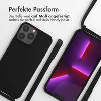 imoshion Silikonhülle mit Band für das iPhone 13 Pro Max - Schwarz